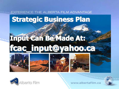 Alberta Film Long-Term Strategic Business Plan Proposal Screenshot