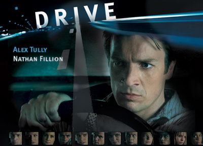 Nathan Fillion screenshot from Drive website.
