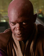 Photo of Samuel L. Jackson as Mace Windu from Star Wars Episode 3 Revenge of the Sith