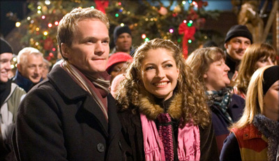 Photo of Neil Patrick Harris and Rebecca Gayheart from The Christmas Blessing.