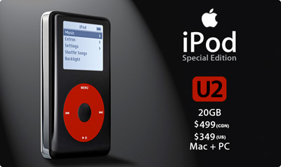 U2 Special Edition iPod Image