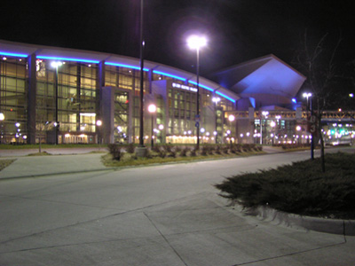 Qwest Center Omaha - NIght view.