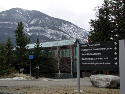 Banff Centre Lougheed Building Photo Composition