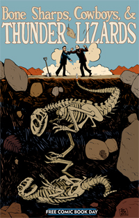 Bone Sharps, Cowboys, & Thunder Lizards Comic Book Cover