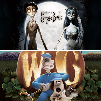 Corpse Bride and Wallace and Gromit images