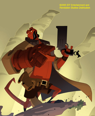 Hellboy Animated Concept Art by Sean Galloway