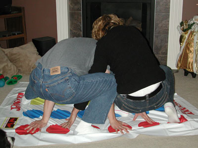 Fifth Photo of New Year's Eve Celebration in Edmonton, Alberta at John and Cathy Booker's Home.