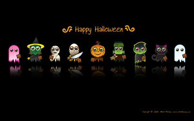 Merrill Rainey Halloween Wallpaper preview.