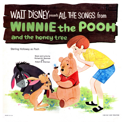 Winnie the Pooh Record Cover Scan