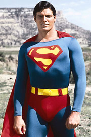 Christopher Reeve as Superman Photo - Superman in the Badlands