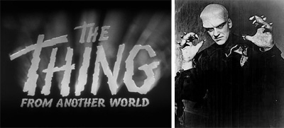 The Thing From Another World graphic.