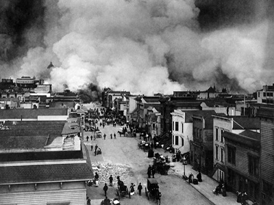 Photo from 1906 earthquake in San Francisco.